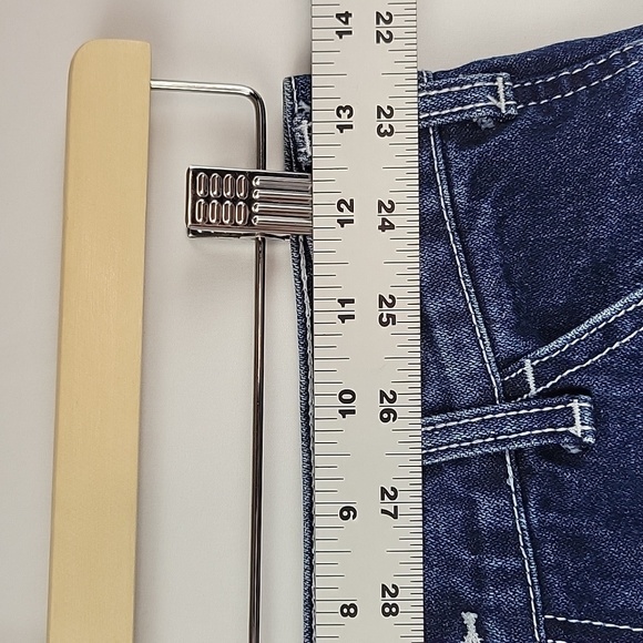 John Galt Wide Leg Carpenter Style Jeans Dark Wash Size 5 - Picture 8 of 14